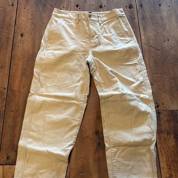 J.Crew Women’s Cream Cargo Pants Size 6 - Picture 5 of 9